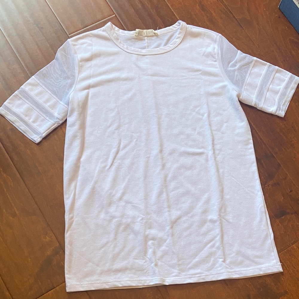 White Short Sleeve Women's Tee